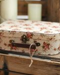 Retro Suitcase - Floral - Large